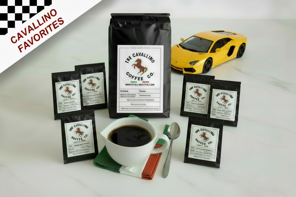Cavallino Favorites Sample Pack: 6 Bean, Cowboy, Breakfast, Peru, Mexico, Bali