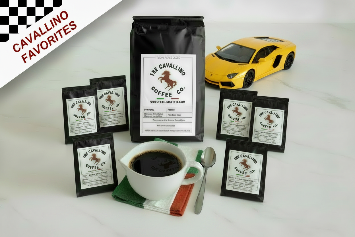 Cavallino Favorites Sample Pack: 6 Bean, Cowboy, Breakfast, Peru, Mexico, Bali